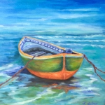 D-Patricia-Belmar-Waiting-for-the-high-tide-16by16-inch-Oil